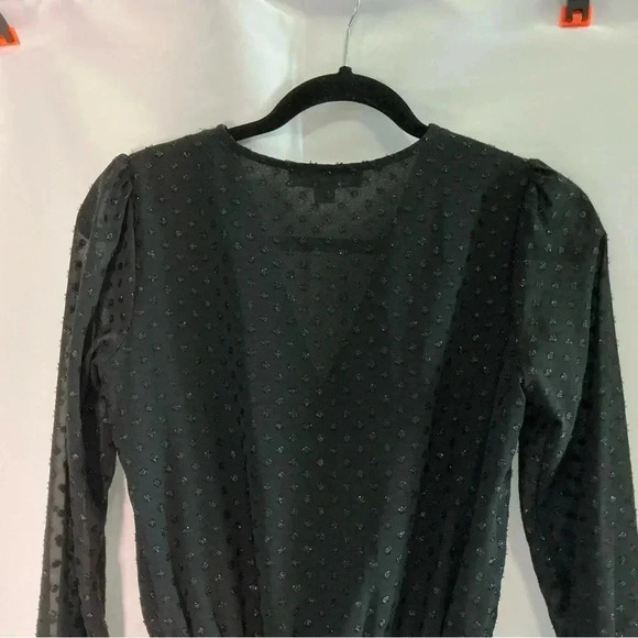 Michael Kors Glitter Polka-Dot Wrap Dress - Picture 8 of 16